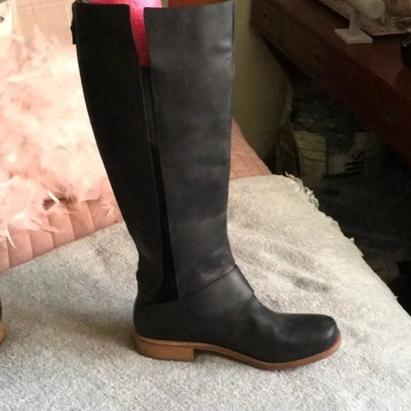 Olukai Black Leather boots Size 9.5 - Picture 6 of 10